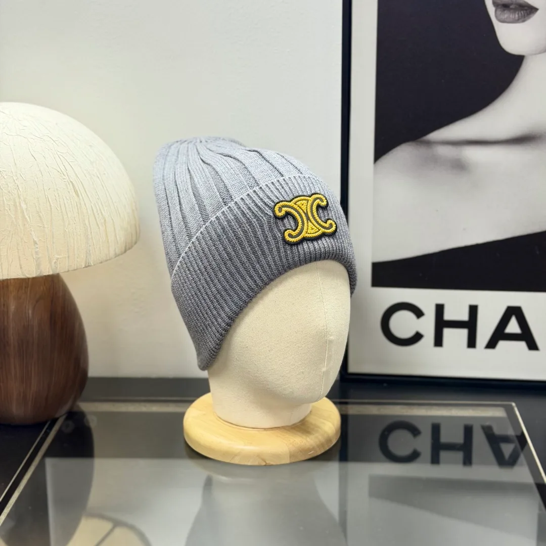 Celine Beanie in Grey · view 5