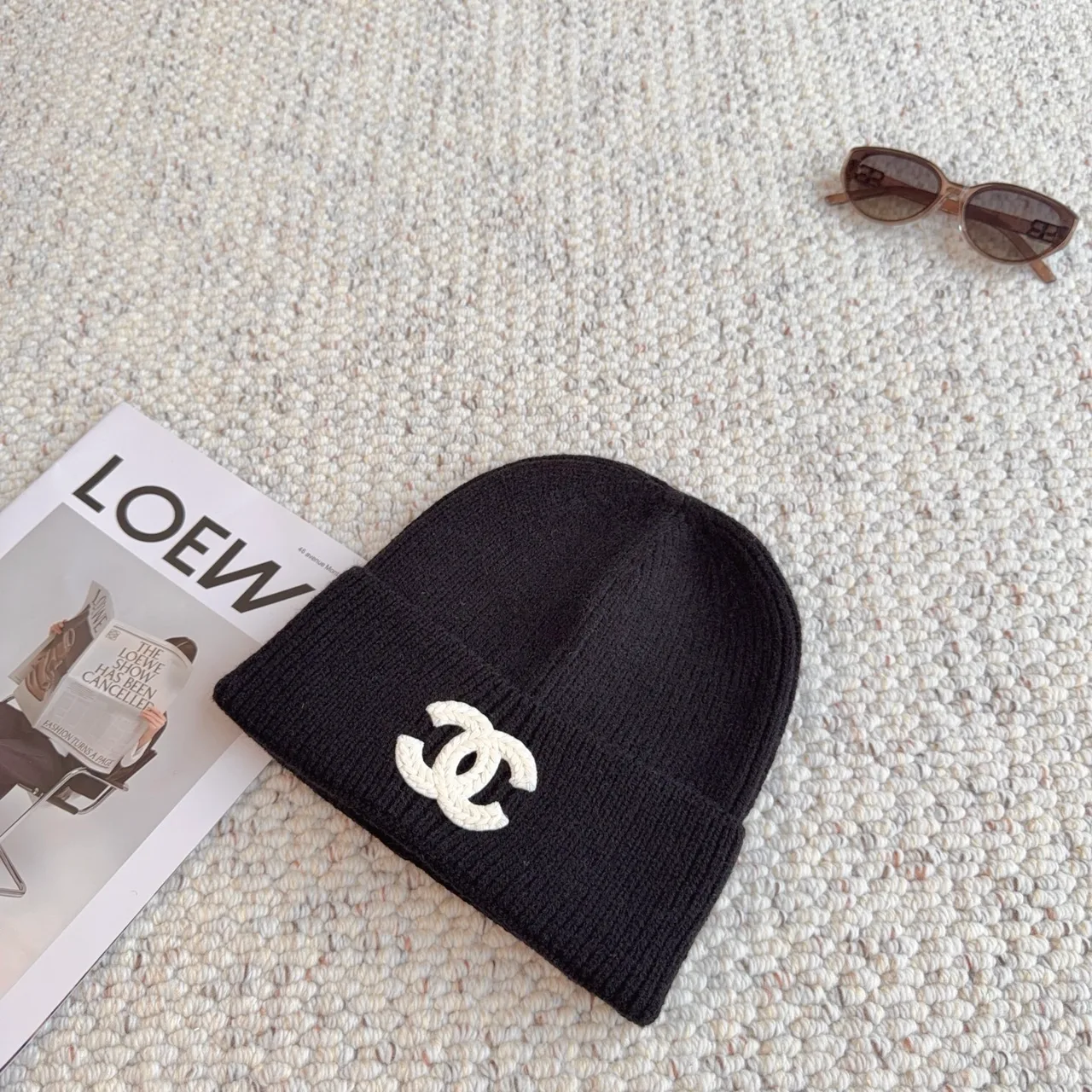 Chanel Beanie in Black · view 1