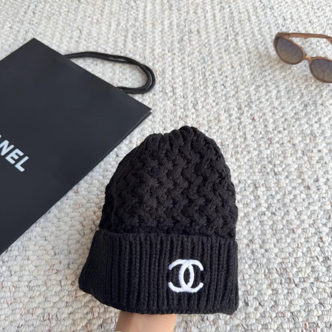 Chanel Beanie in Black · view 8