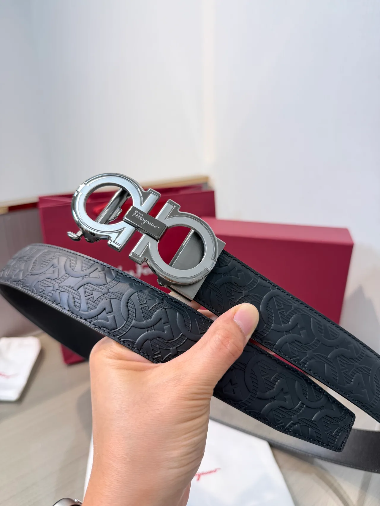 Ferragamo Belt in Black · view 5