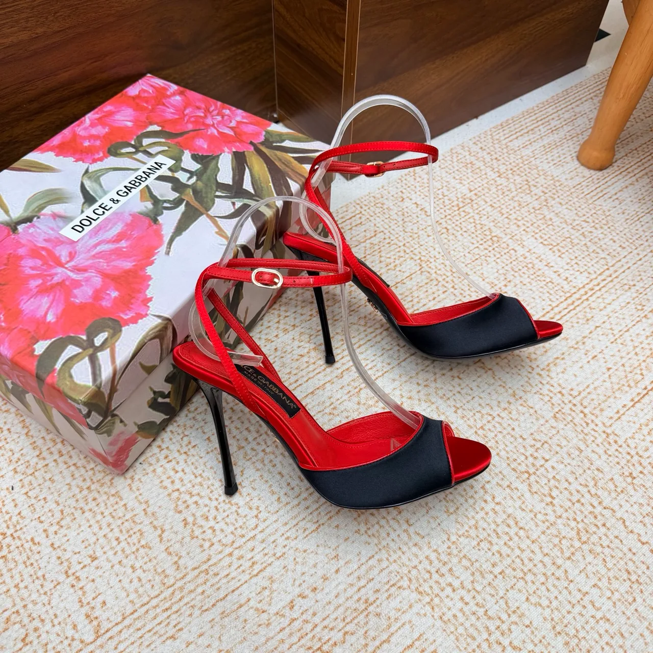Dolce & Gabbana Heeled Sandals in Red · view 8