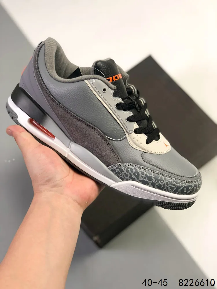 Nike Basketball sneakers in Black & White & Grey · view 6