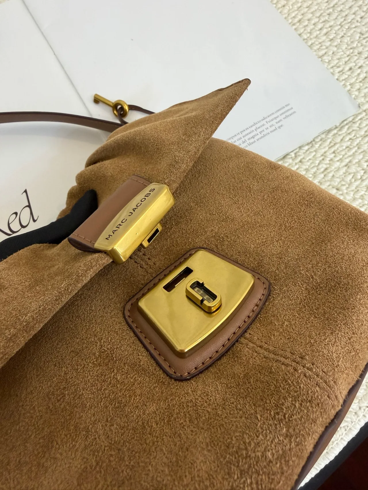 Marc Jacobs Cowhide Shoulder Bag in Brown · view 8