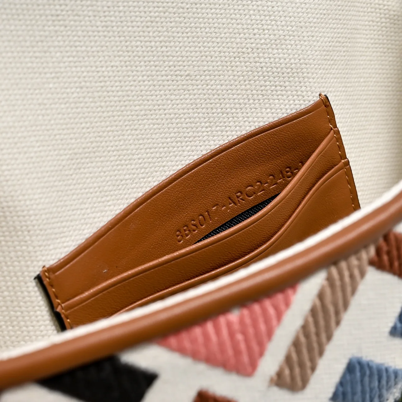 Fendi Baguette Canvas Smooth Bag in White · view 6