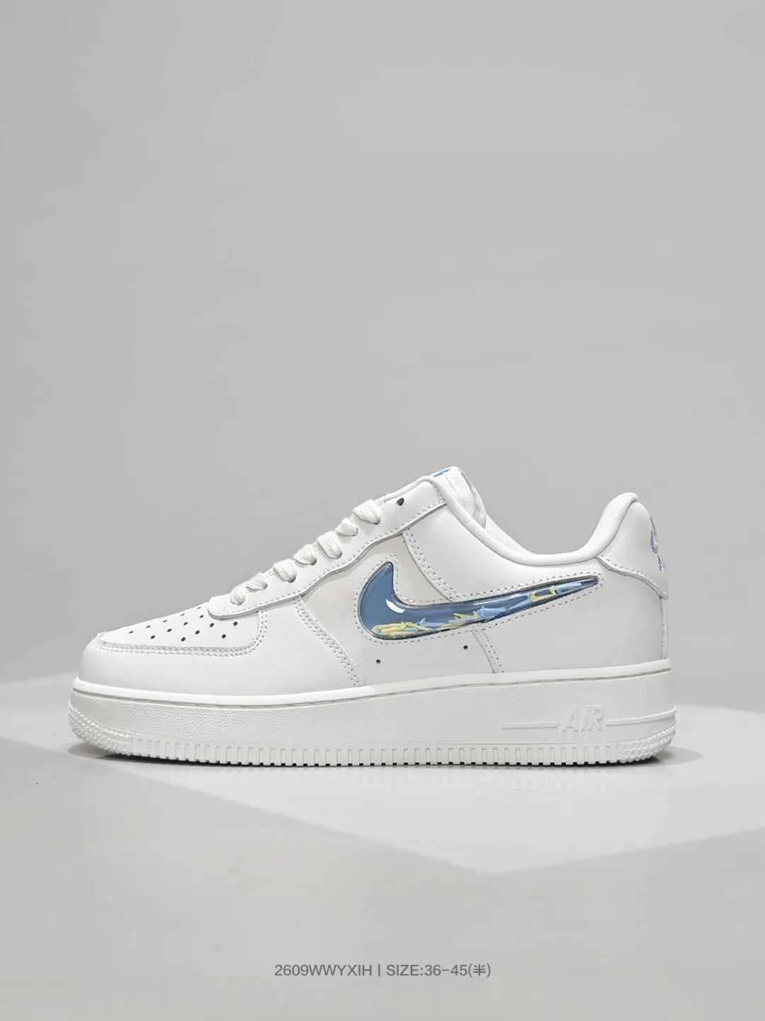 Nike Sneakers in White & Black & Green & Pink · view 5