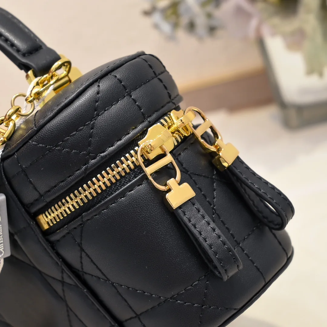 Dior Quilted Clutch in Black · view 6