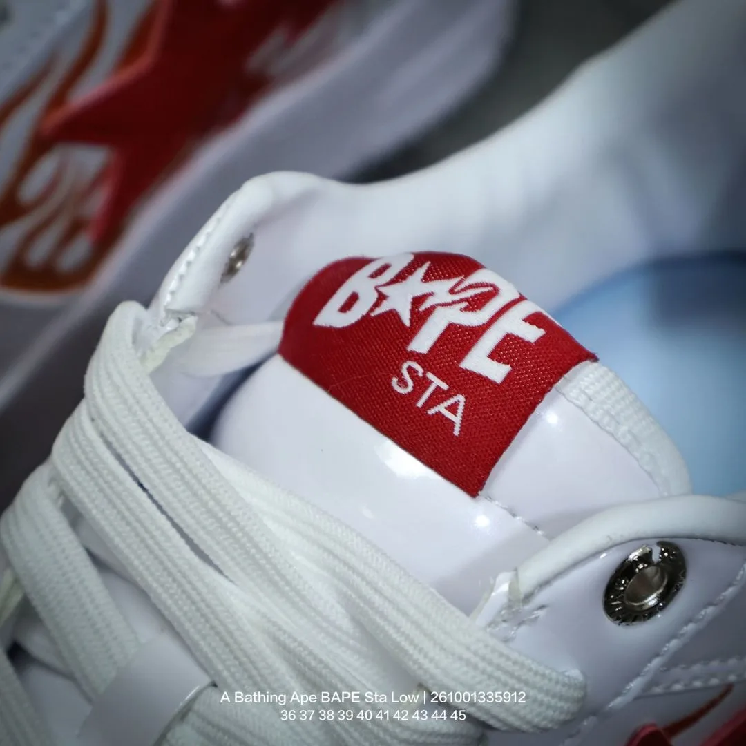 BAPE BAPE STA Low Sneakers in White · view 8