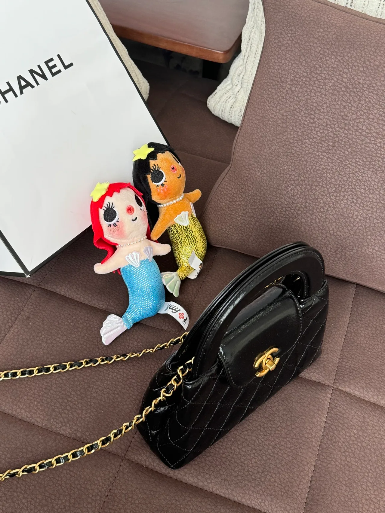 Chanel Top-Handle Bag in Black · view 5