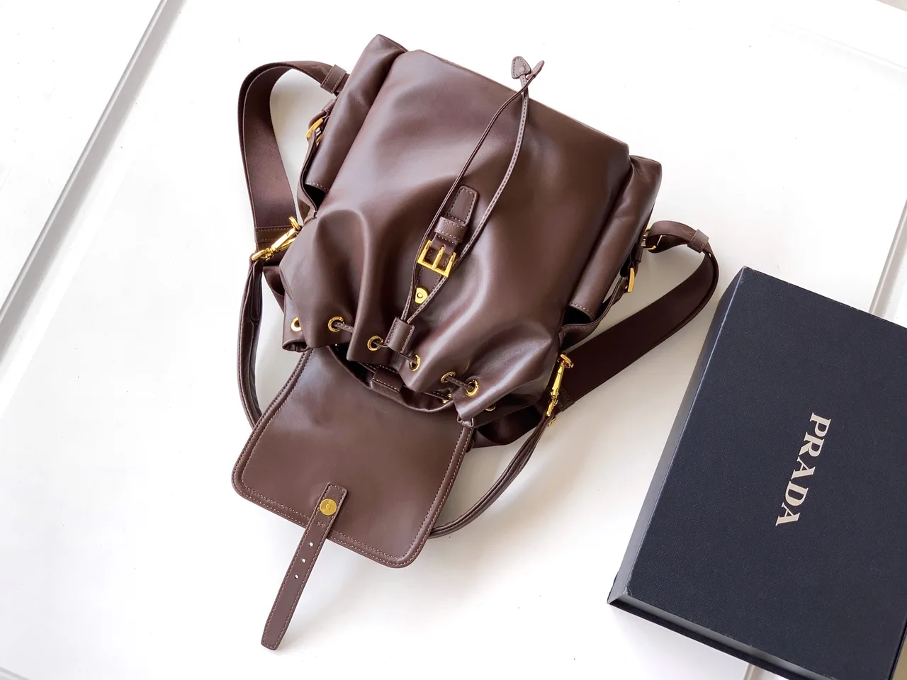 Prada Backpack in Brown · view 6