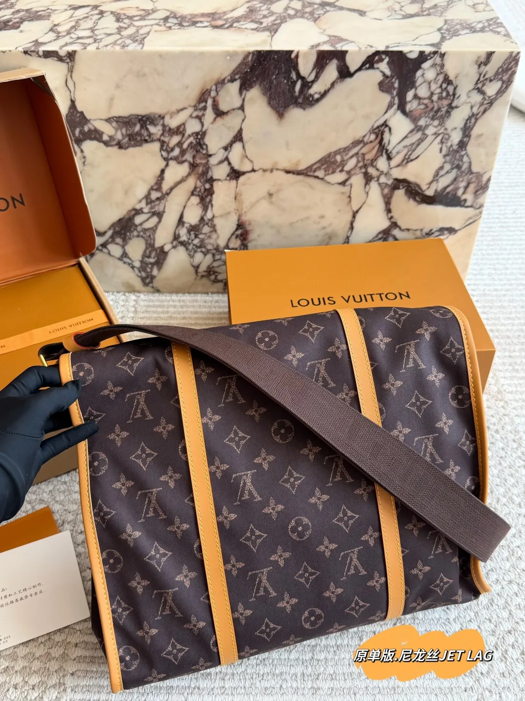 Louis Vuitton Nylon Monogram Backpack in Brown · view 5