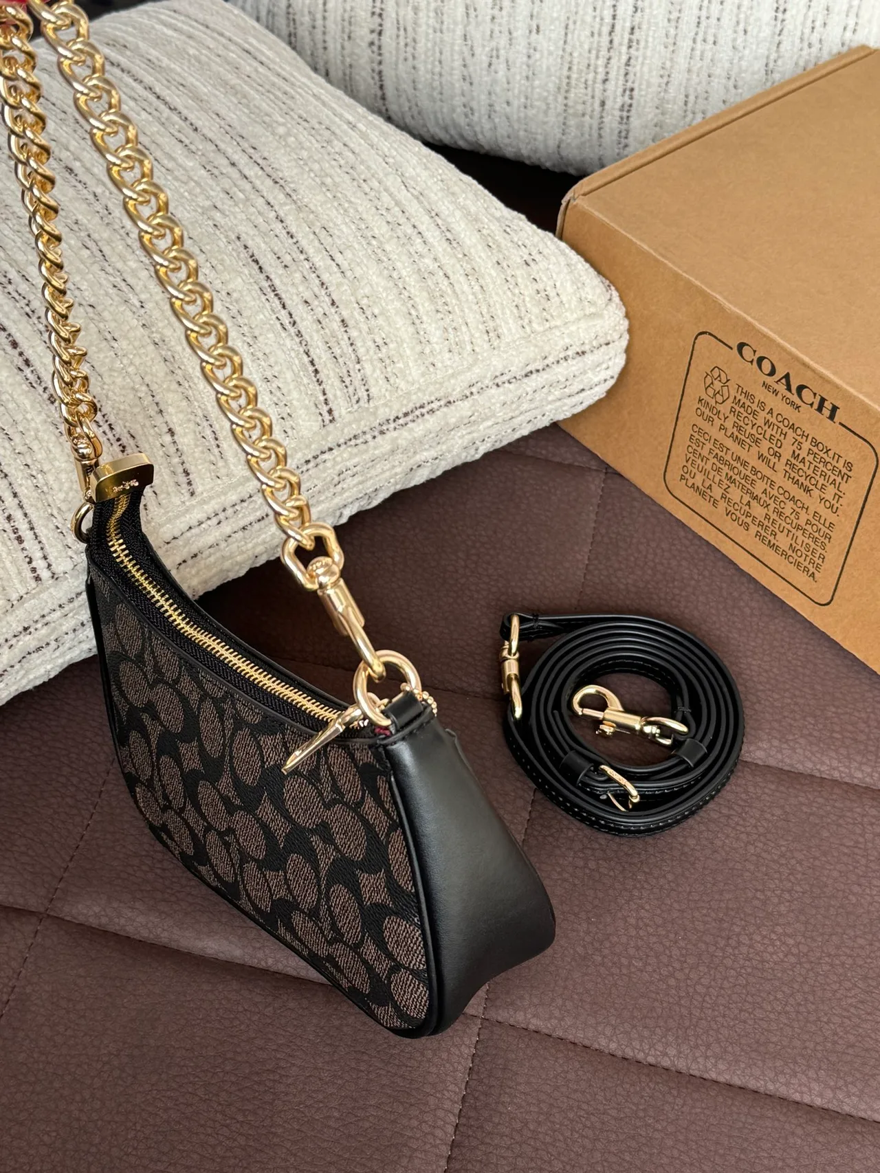 Coach Hobo Bag in Black · view 2