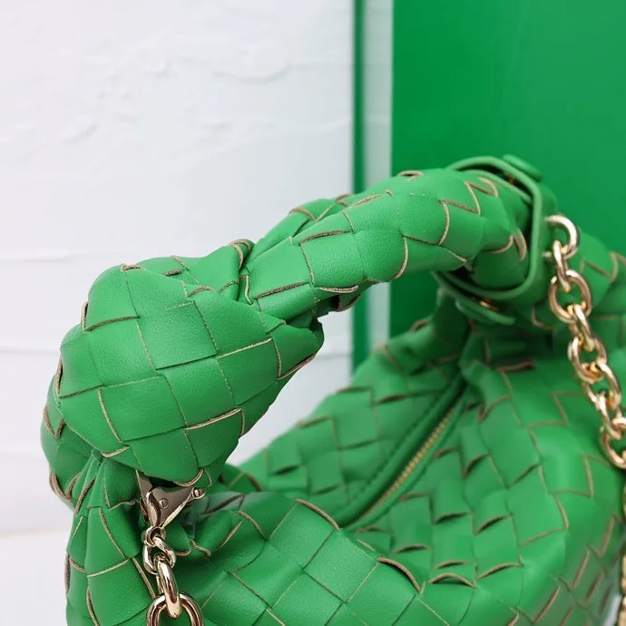 Bottega Veneta Woven Hobo Bag in Green · view 6