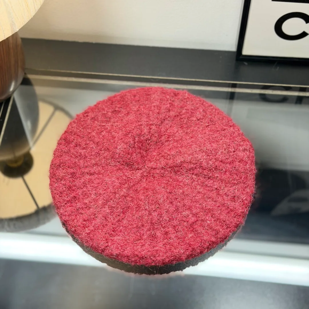 Louis Vuitton Wool Hat Scarf and Gloves Set in Red · view 7