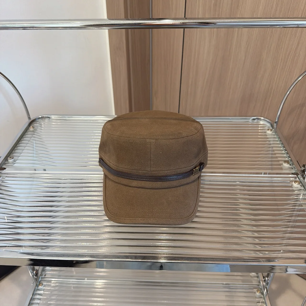 Dior Flat-Top Cap in Brown & Black & Tan & Beige · view 5