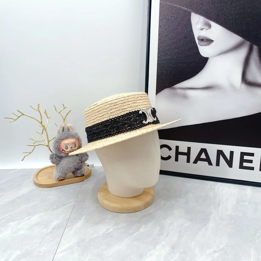 Celine Boater Hat in Beige · view 5