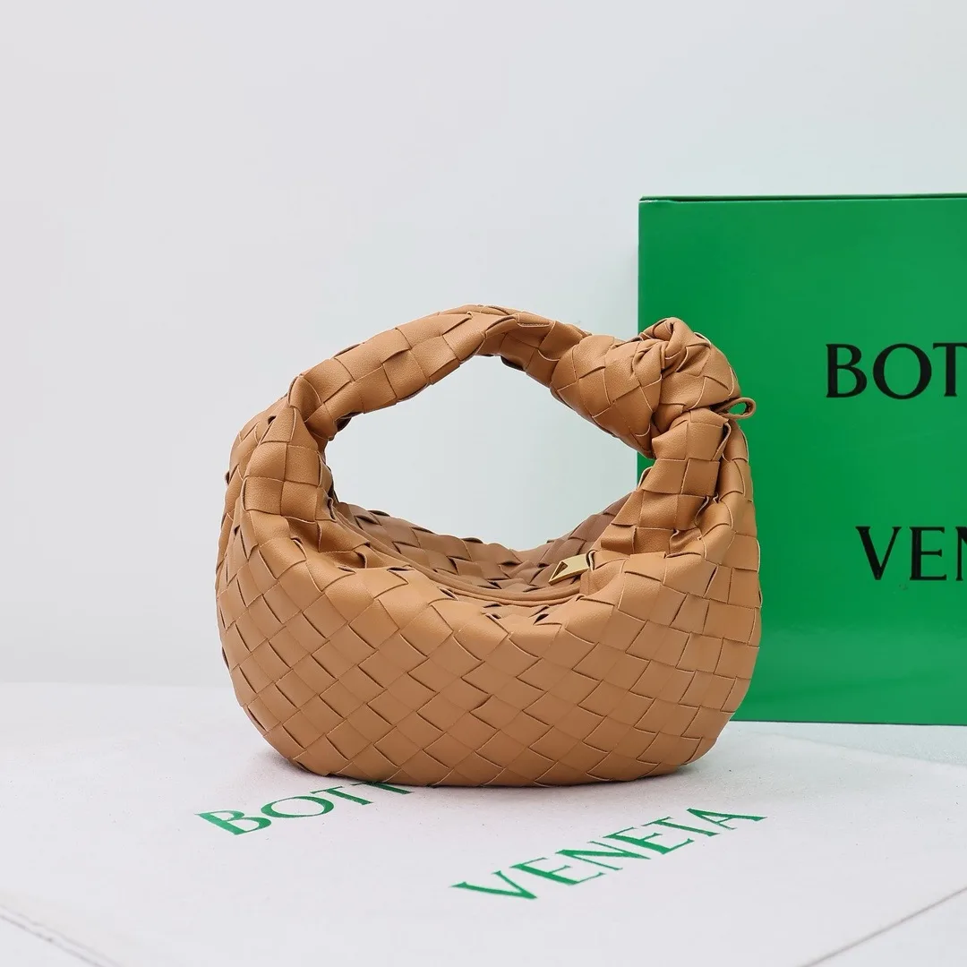 Bottega Veneta Sheepskin Woven Hobo Bag in Tan · view 2