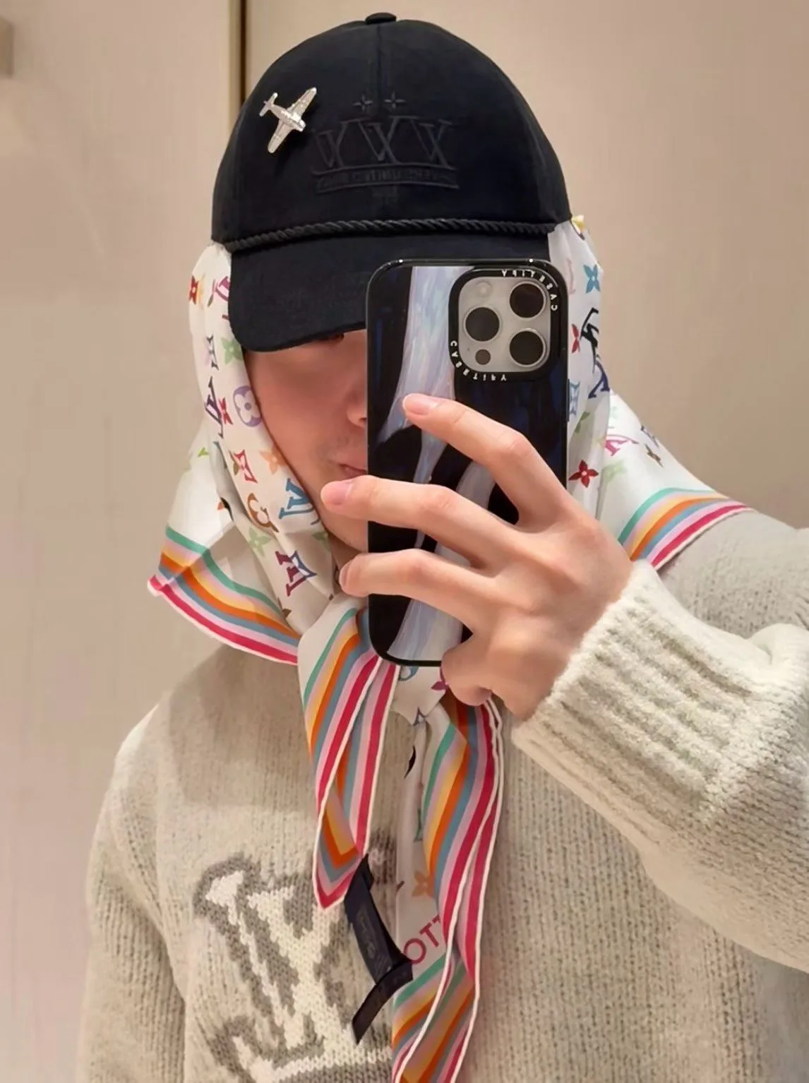 Louis Vuitton Baseball Cap in Black · view 2