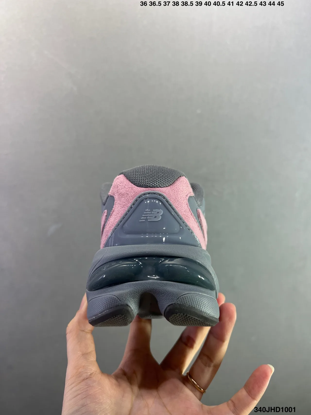 New Balance Panelled Sneakers in Pink · view 6