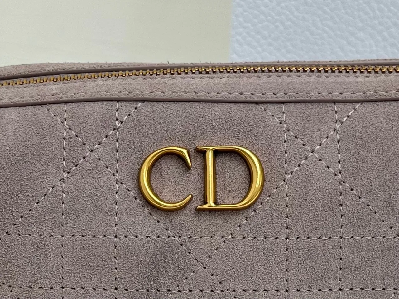 Dior Quilted Hobo Bag in Grey · view 5
