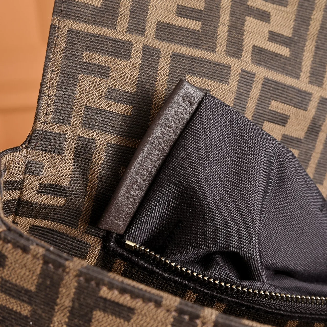 Fendi FF Monogram Baguette Bag in Brown · view 7