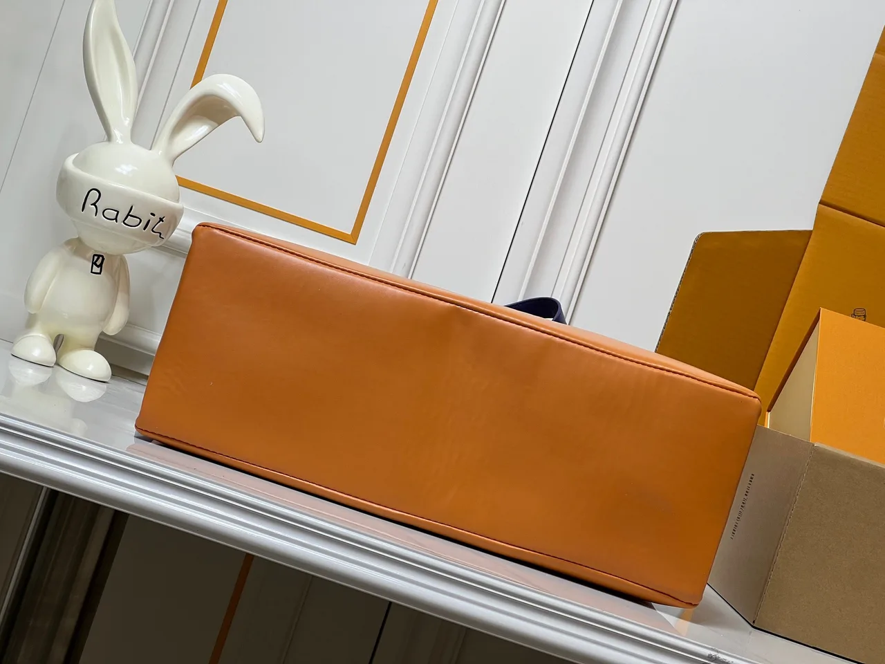 Louis Vuitton Cowhide Tote in Orange · view 5