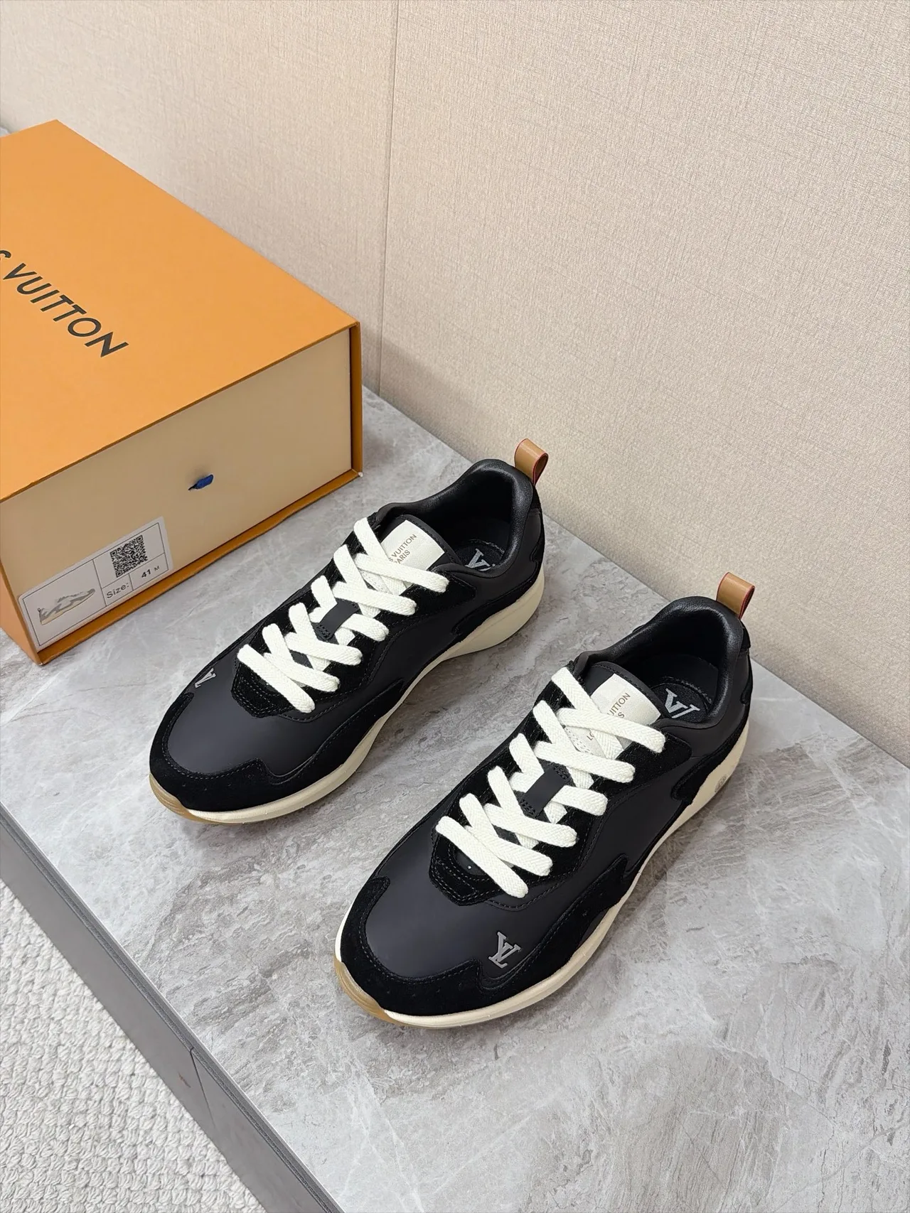 Louis Vuitton Nylon Sneakers in Black · view 1