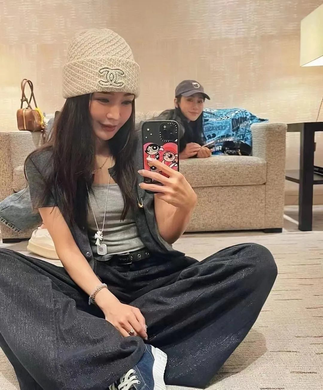 Chanel Beanie in White · view 3