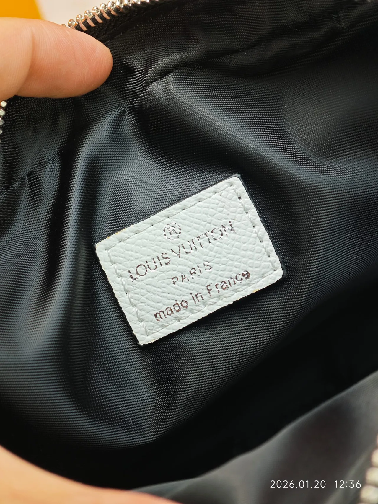 Louis Vuitton Canvas Belt Bag in White · view 9