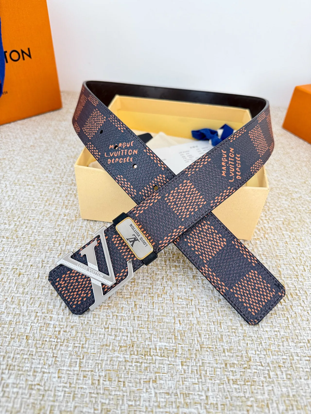 Louis Vuitton Reversible Belt in Brown · view 8