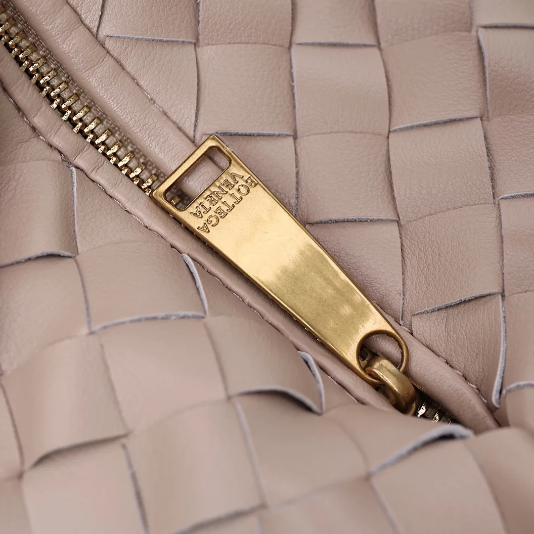 Bottega Veneta Sheepskin Woven Hobo Bag in Beige · view 7