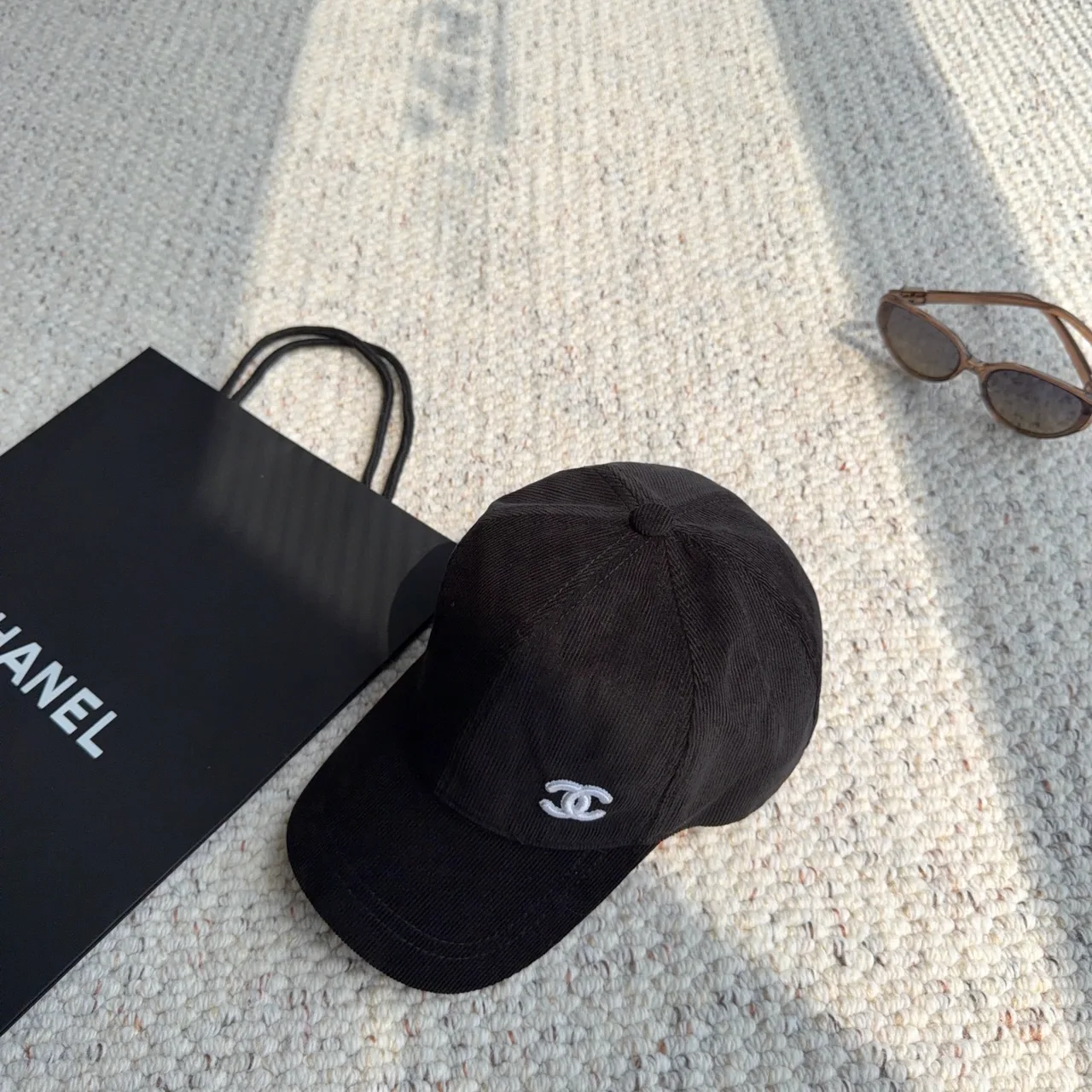 Chanel Baseball Cap in Black · view 3