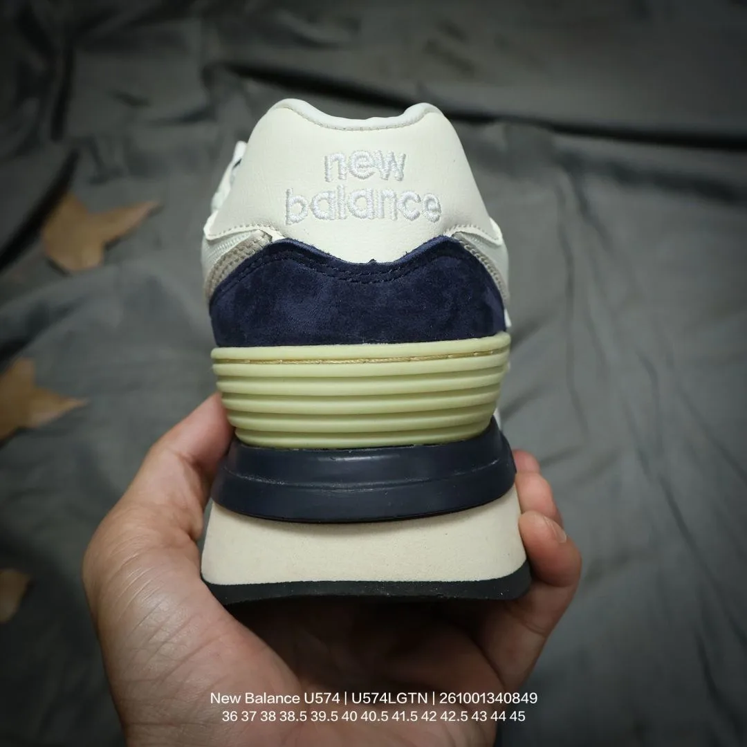 New Balance Suede-Look Sneakers in Blue · view 4