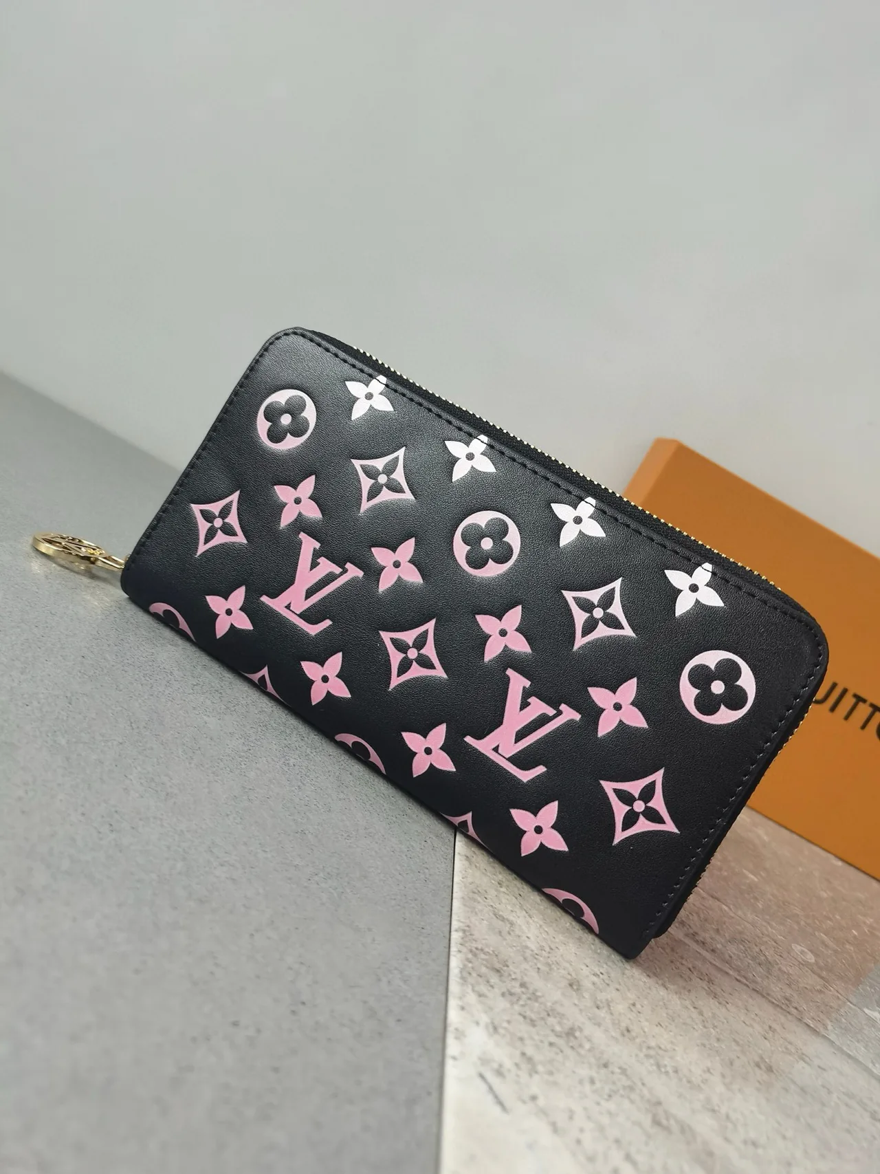 Louis Vuitton Lambskin Wallet in Black · view 1