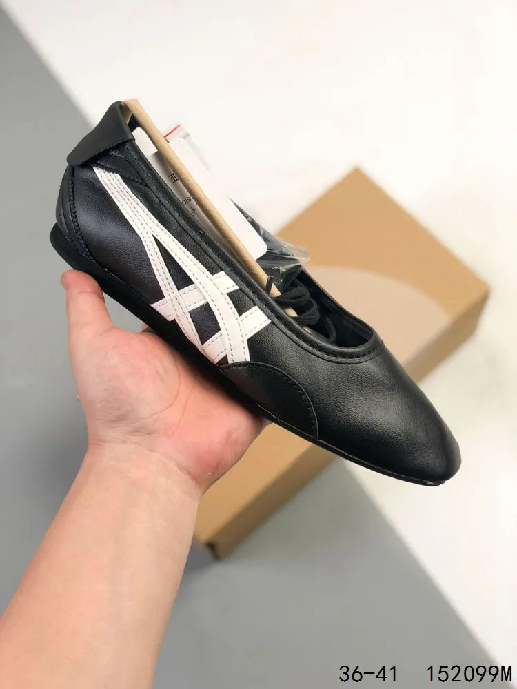 Onitsuka Tiger Pointed Flats in Red & Gold & Black & Blue & Silver · view 3