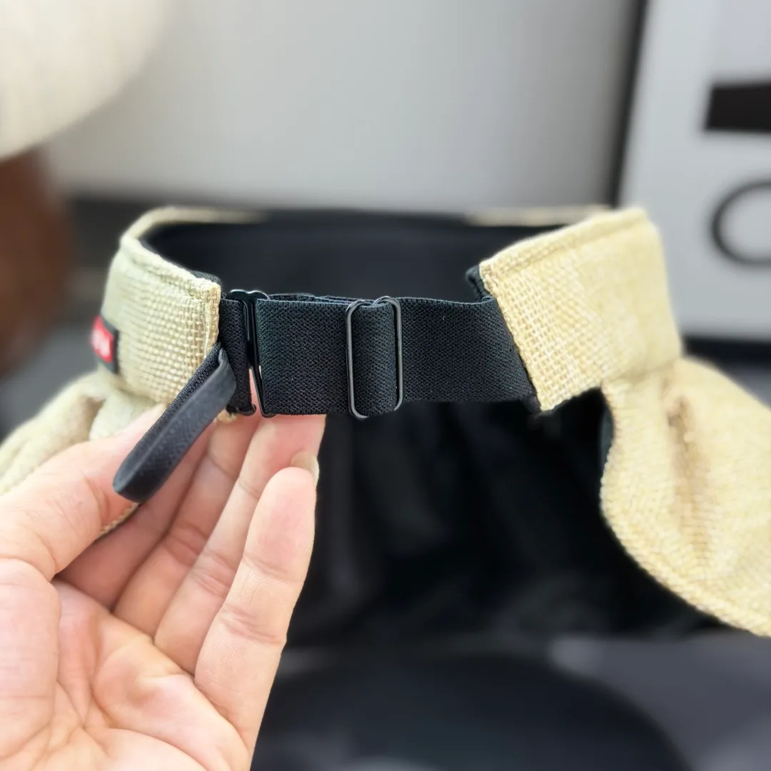 Prada Foldable Sun Visor in Beige · view 6
