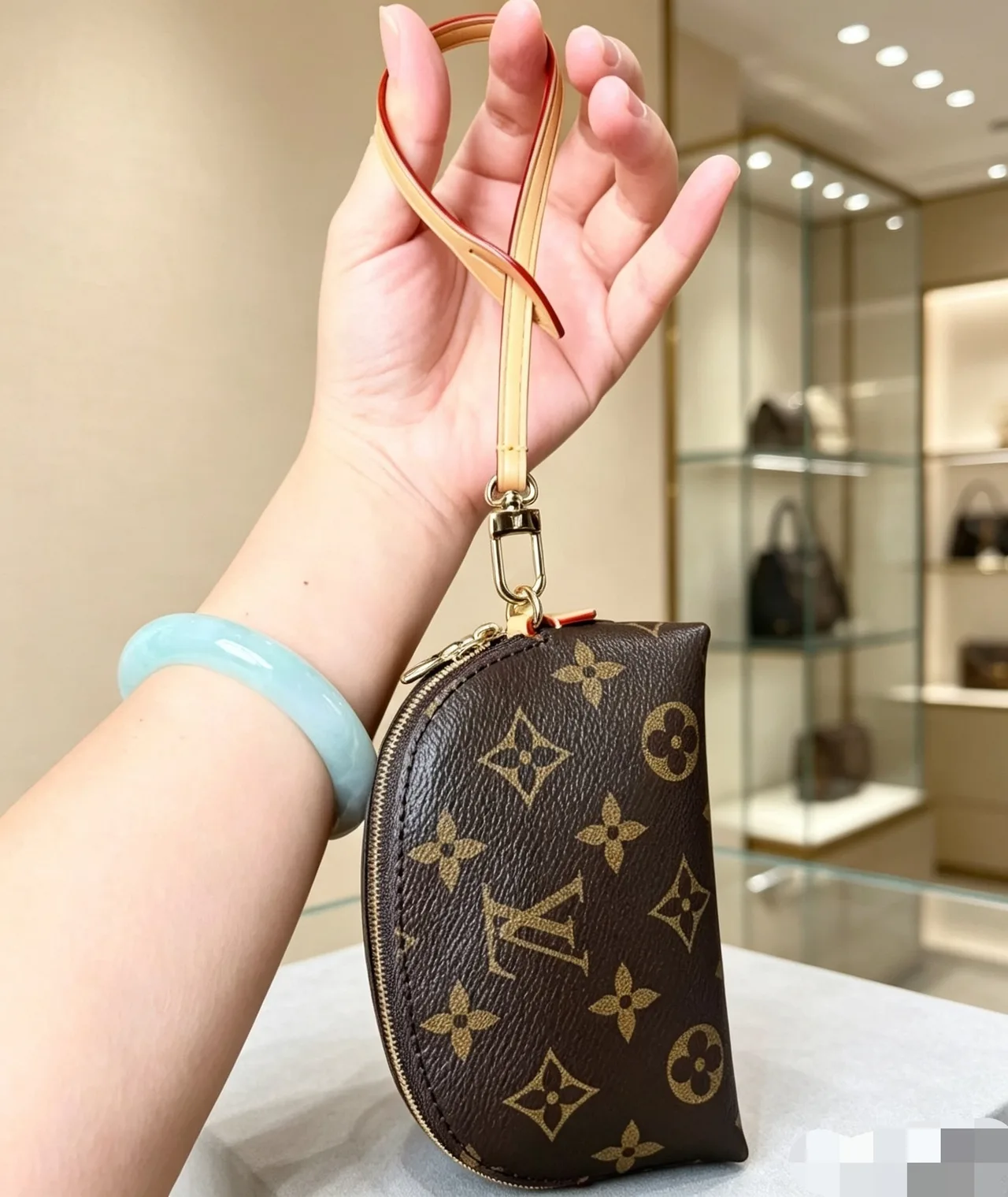 Louis Vuitton Monogram Mini Top-Handle Bag in Brown · view 4