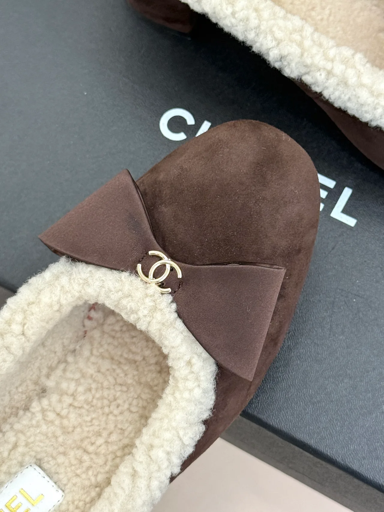 Chanel Slippers in Brown · view 7