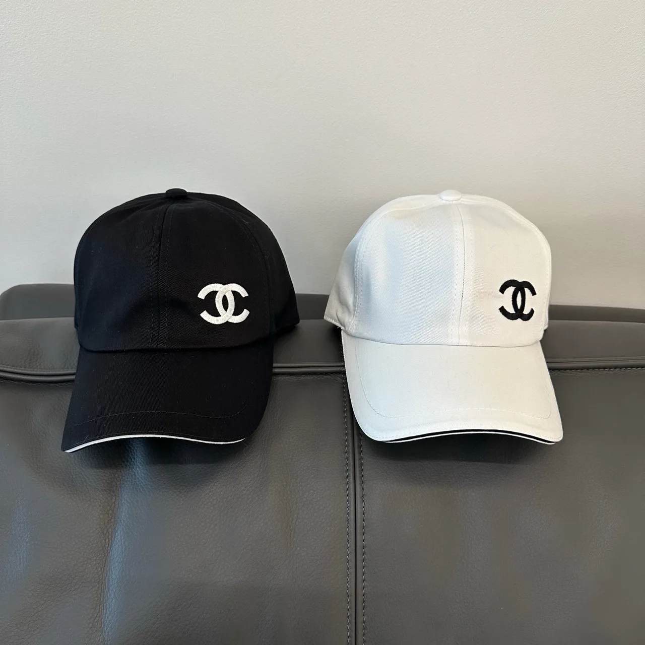 Chanel CC Baseball Cap in Black & White · view 7