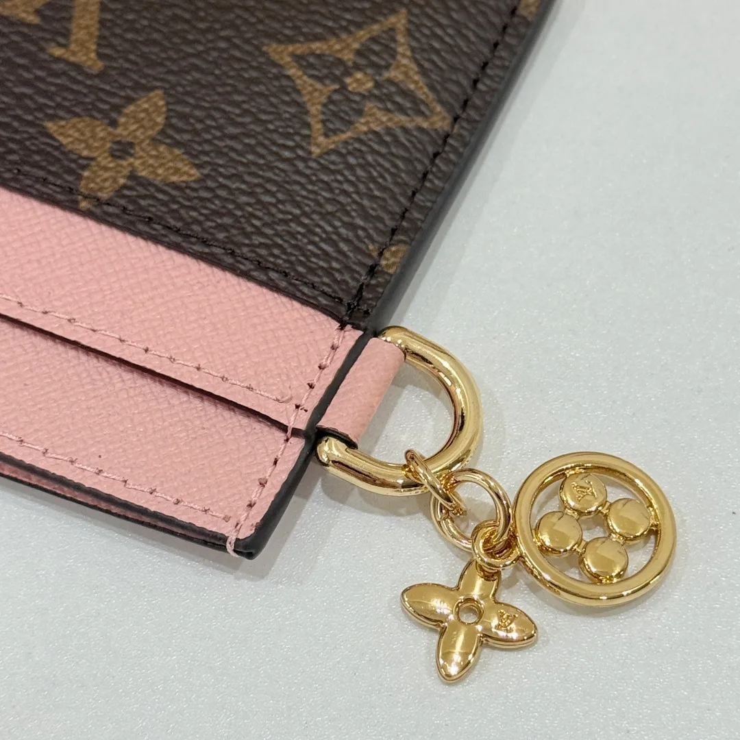 Louis Vuitton Charm Cardholder in Brown & White & Black · view 6