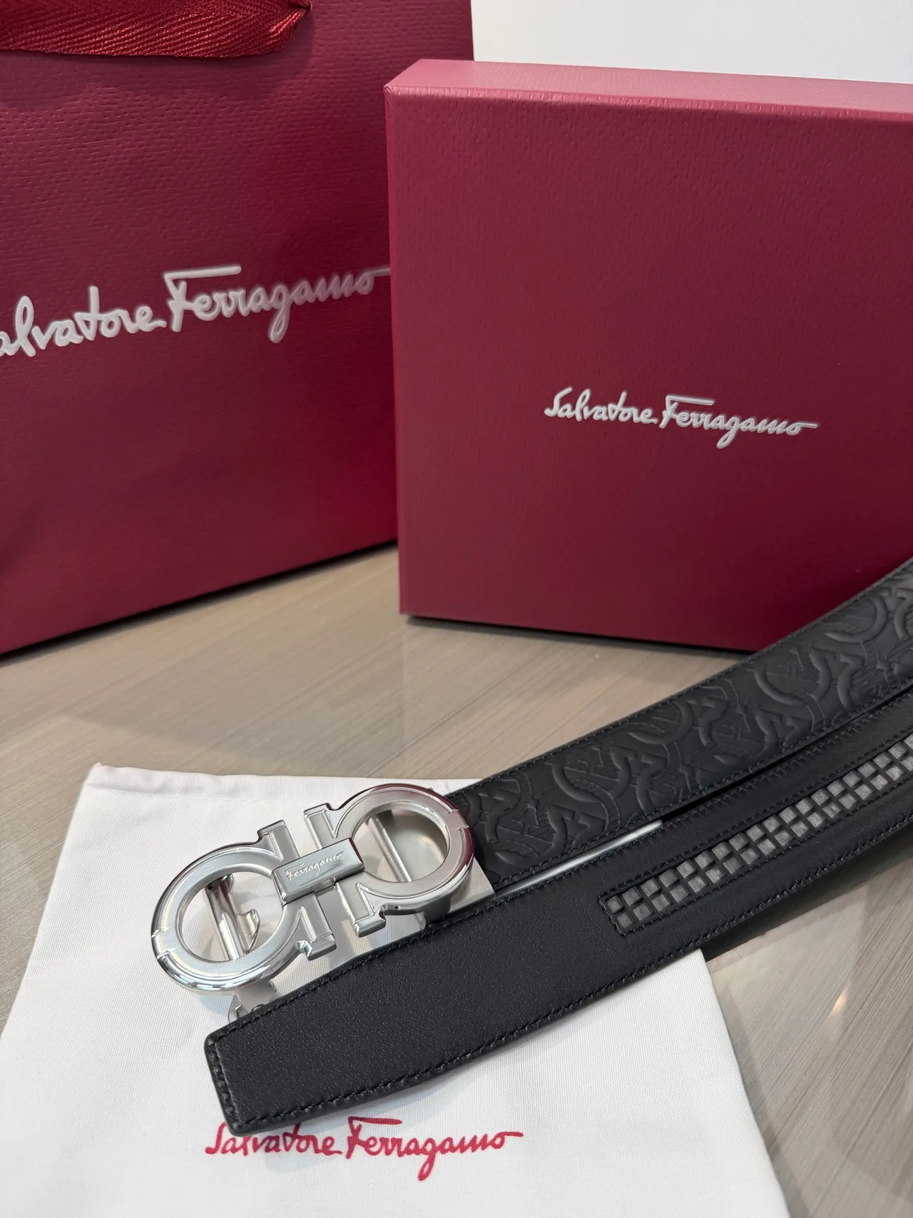 Ferragamo Belt in Black · view 6