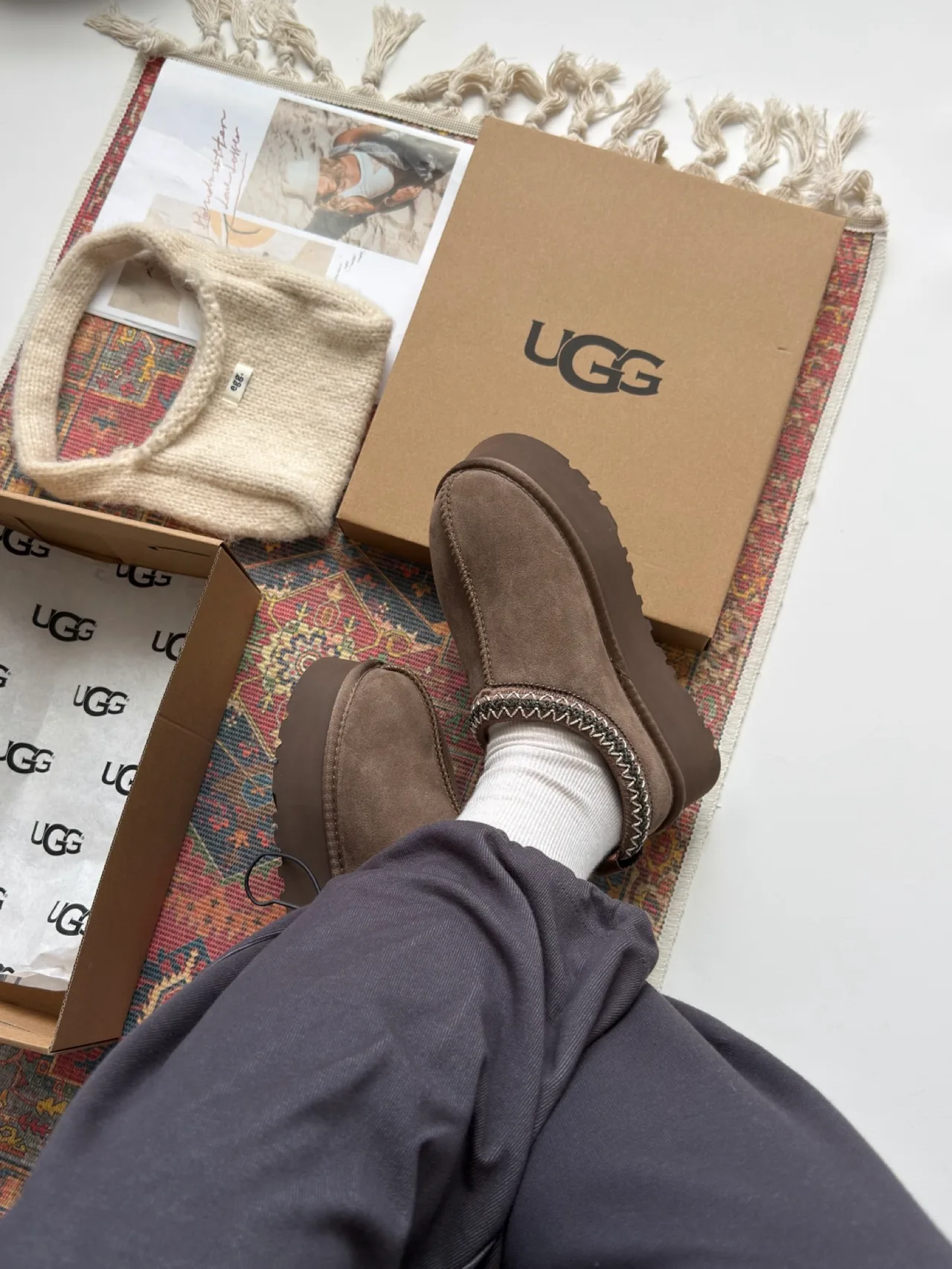 UGG Slippers in Brown · view 5