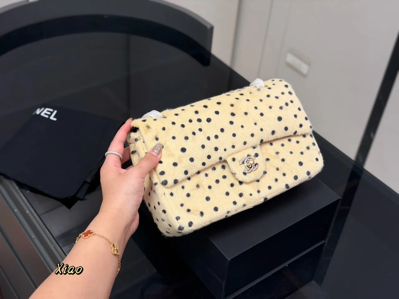 Chanel Flap Shoulder Bag in Cream · view 4