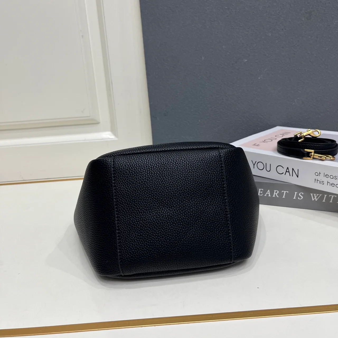 Saint Laurent Top-Handle Tote in Black · view 5