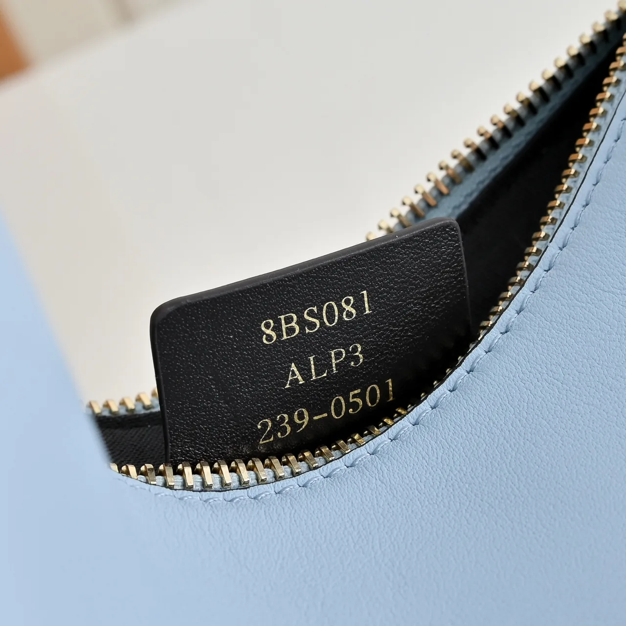 Fendi Smooth Crescent Shoulder Bag in Blue · view 6