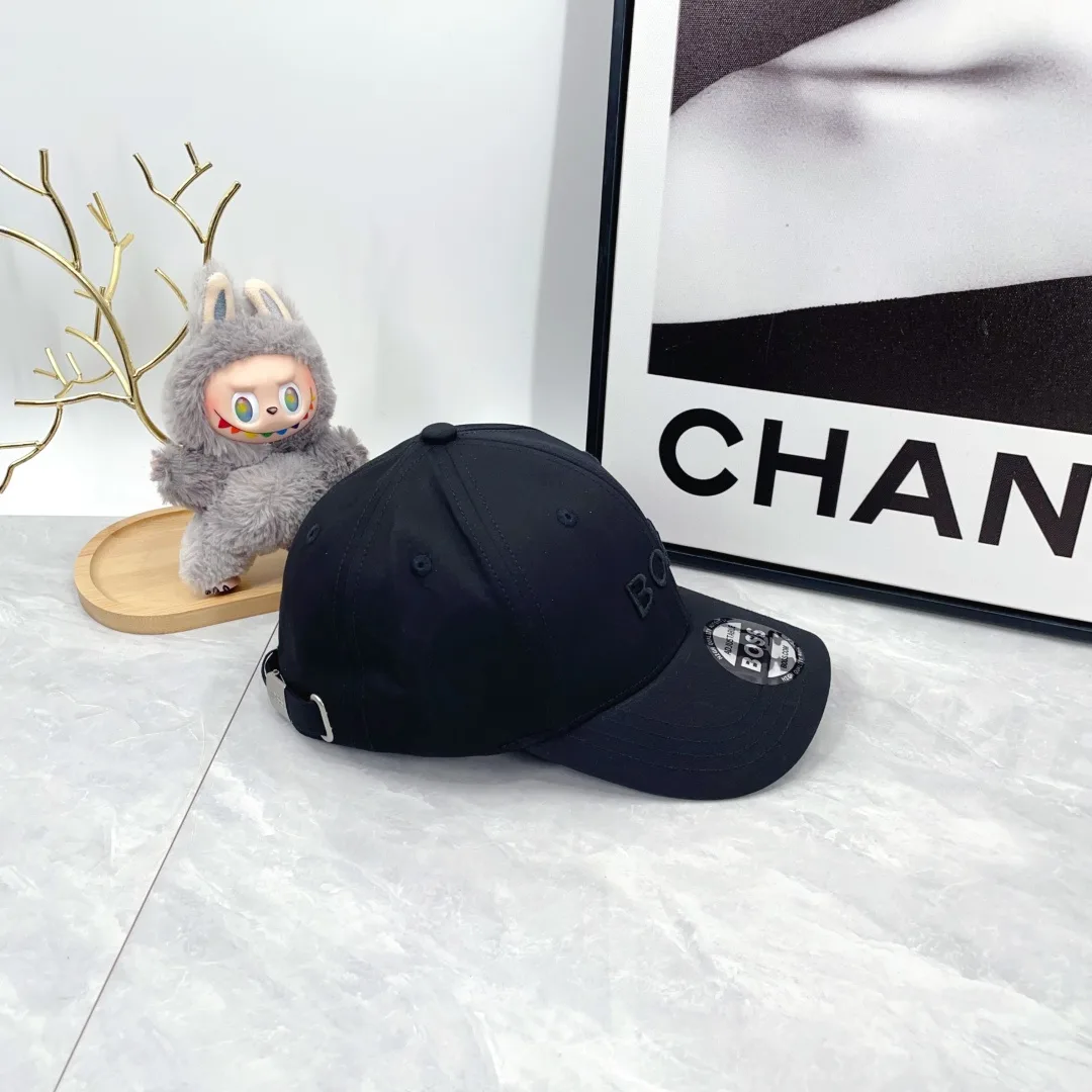 Boss Embroidered Baseball Cap in Black · view 6