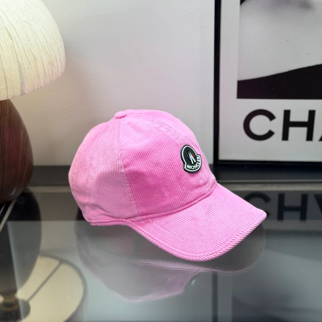 Moncler Baseball Cap in Pink · view 4
