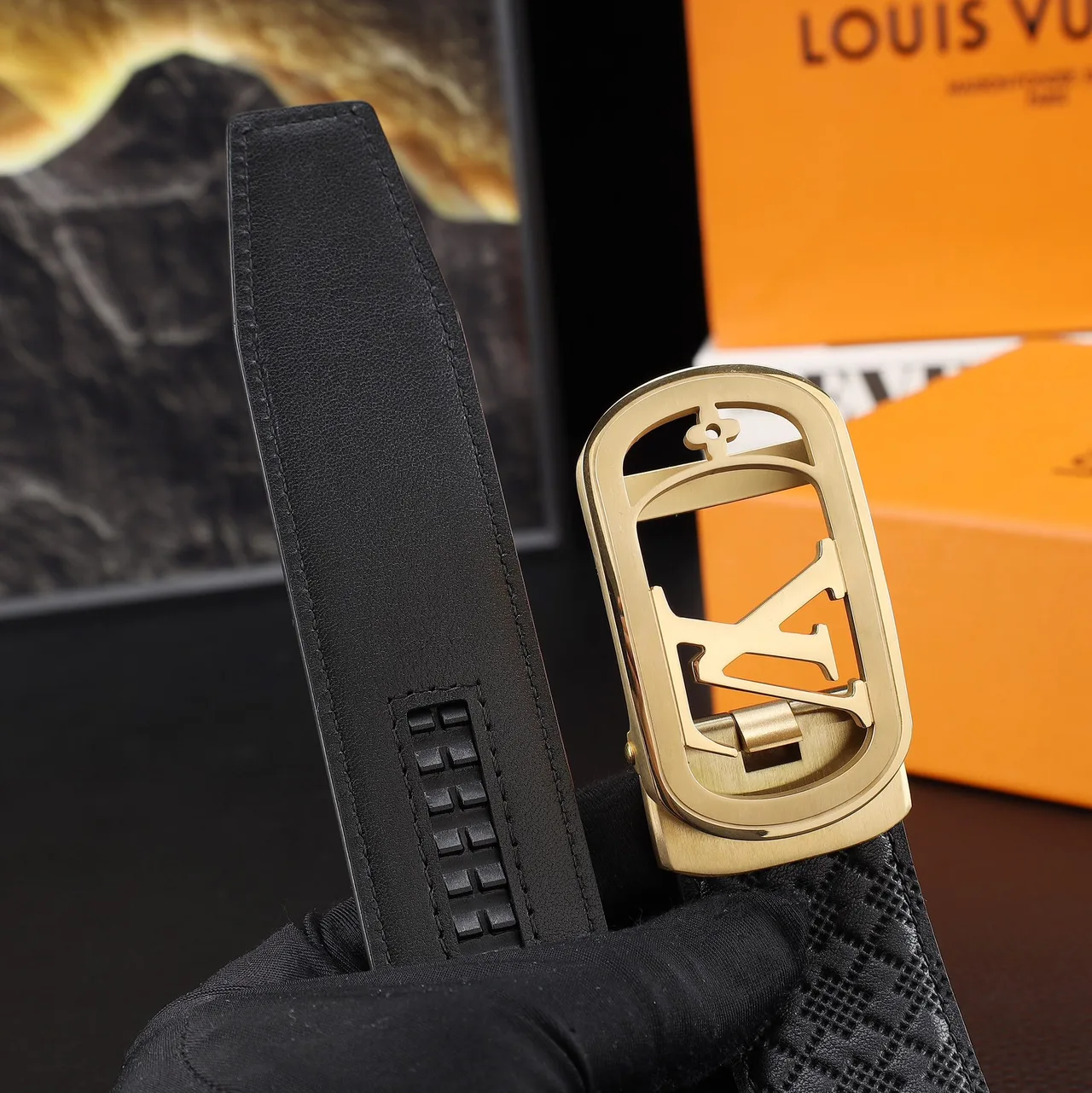 Louis Vuitton Belt in Black · view 6