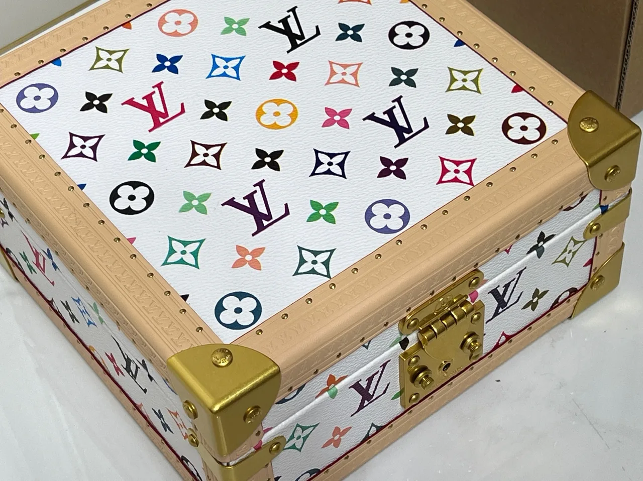 Louis Vuitton Canvas Jewelry Case in White · view 7