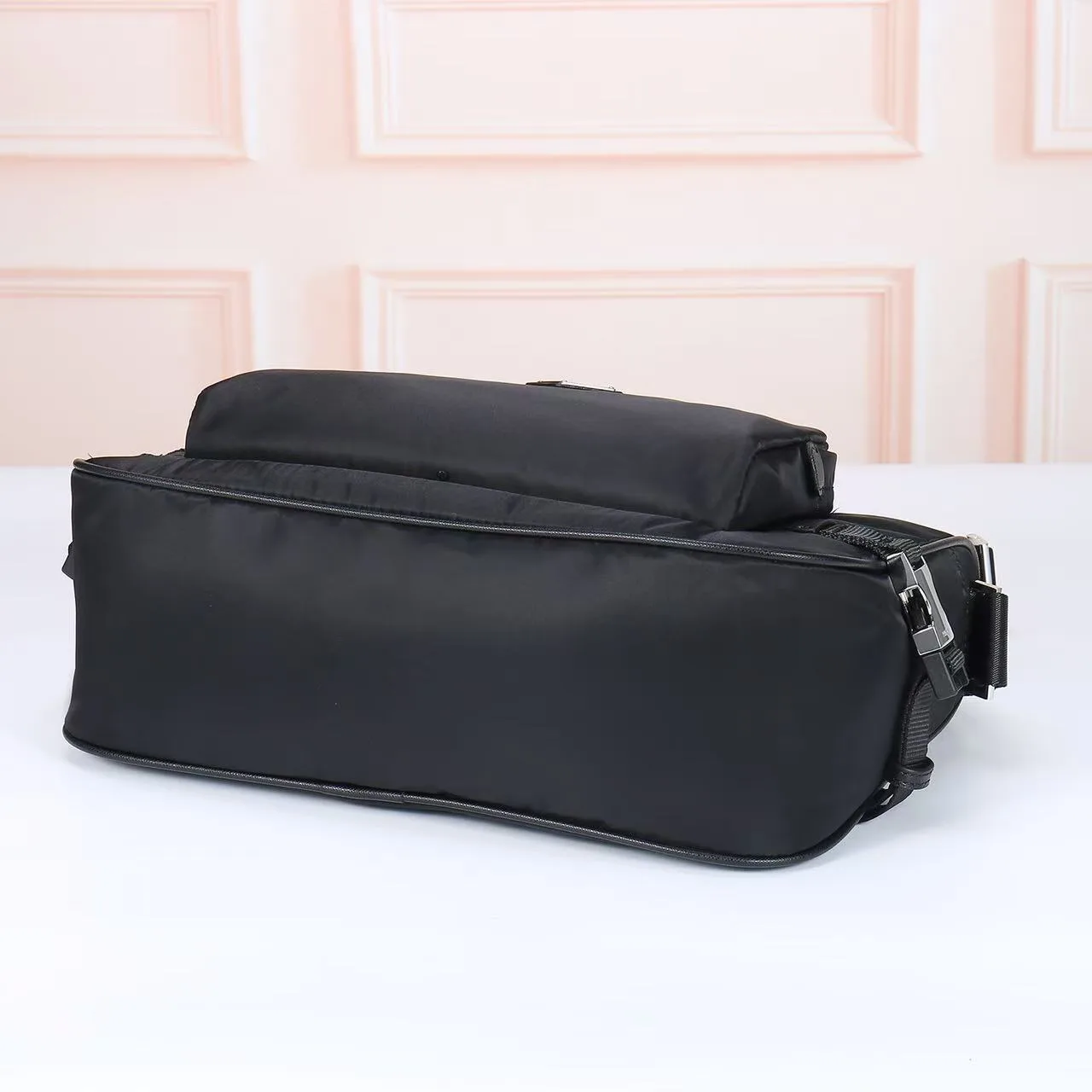 Prada Nylon Crossbody Bag in Black · view 4