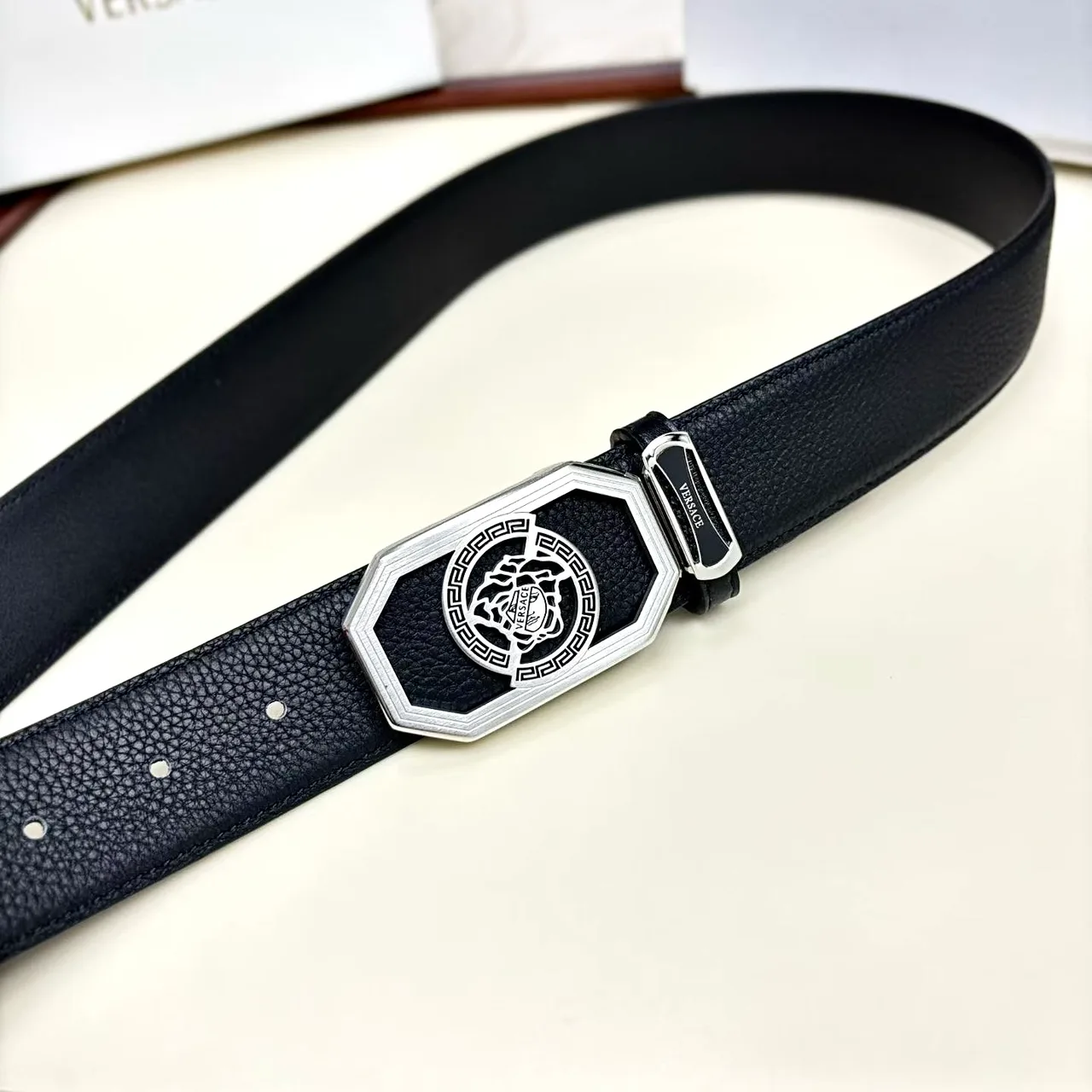Versace Belt in Black · view 5